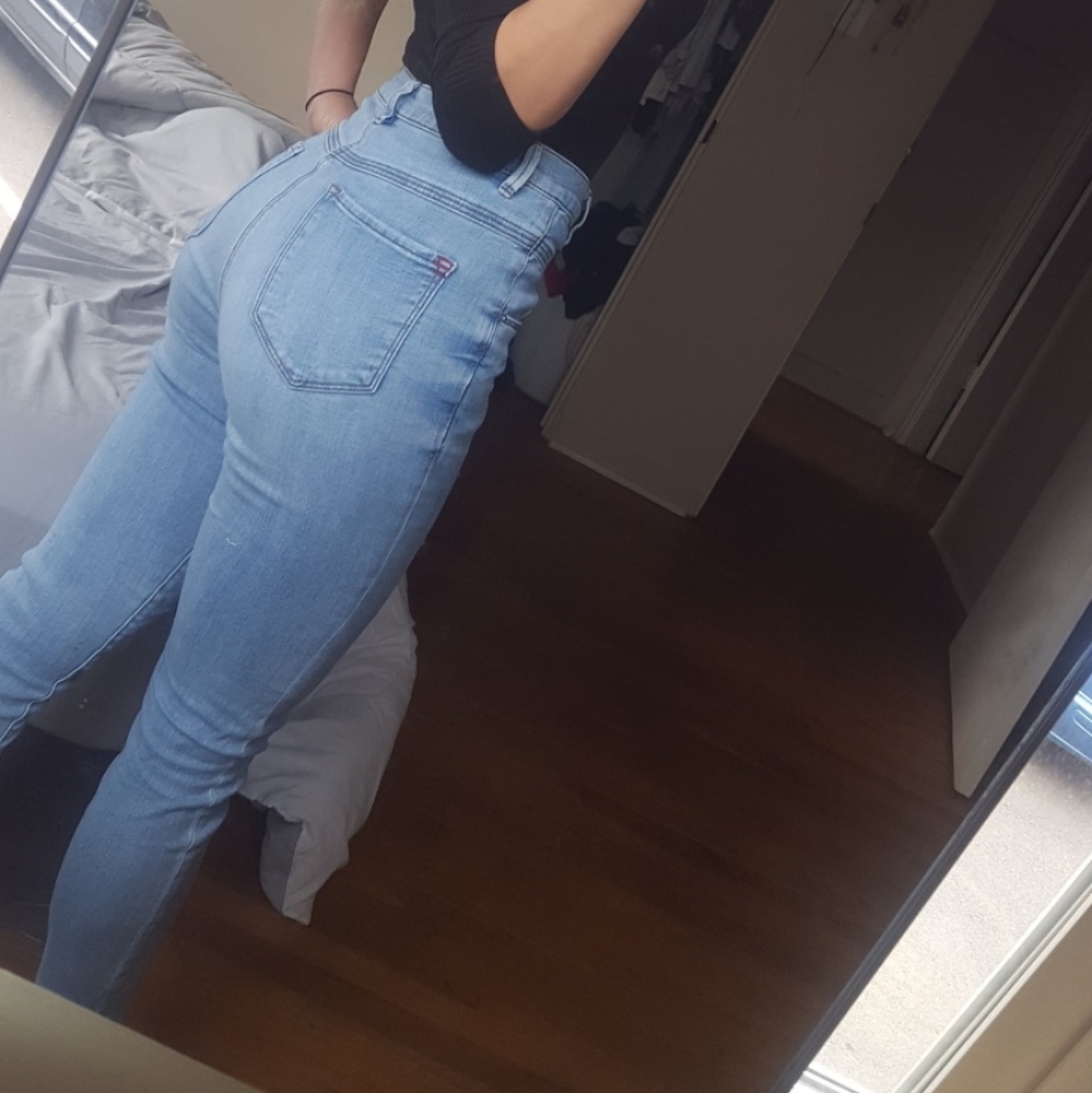 BDG High-Rise Ankle Seam Jeans